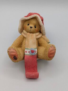 Cherished Teddies Girl with Hat and Scarf Stocking Holder (176125) 1996